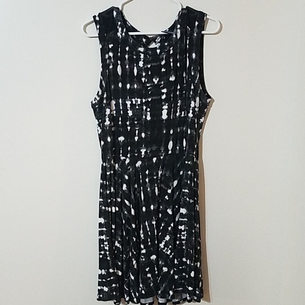 Black and White Cynthia Rowley Skater Dress